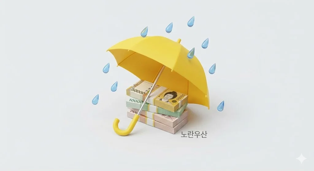 신용불량자 압류방지통장 100% 개설 가이드: 행복지킴이통장 신청 자격과 은행 (2026) 3 소상공인 압류 방지를 위한 노란우산공제 가입 혜택과 상징적인 노란색 우산 이미지