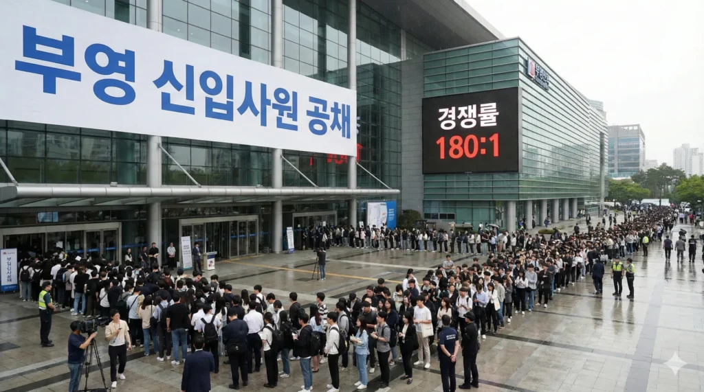 부영 출산장려금 1억: 전액 비과세 혜택 및 기업별 지원금 리스트 (2026) 4 경쟁률 180대 1을 기록한 부영 신입사원 공채 현장