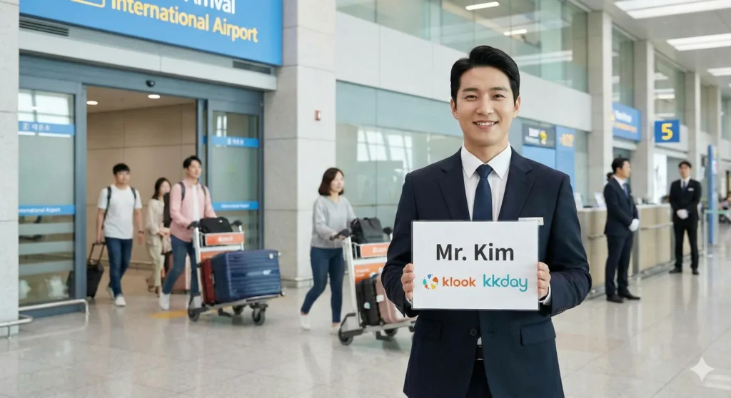 클룩 vs KKday 완벽 비교: 2026 해외여행 유심·티켓 검색 1위는? 6 외 공항 픽업 서비스 클룩 KKday 기사님 피켓 미팅 및 정찰제 예약 현장
